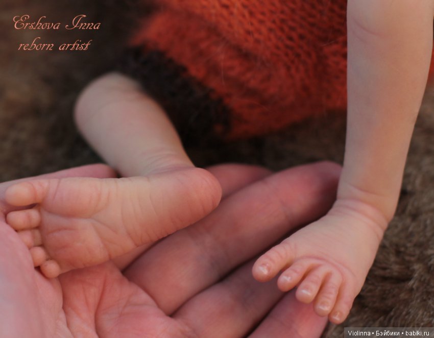 Лисенок, кукла реборн Инны Ершовой, молд Chance by Sabine Hansen (фото 9)