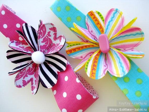 Как сделать цветы из ткани