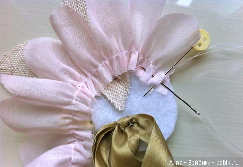 Как сделать цветы из ткани