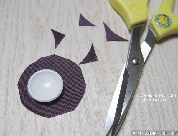 Как сделать цветы из ткани (фото 6)