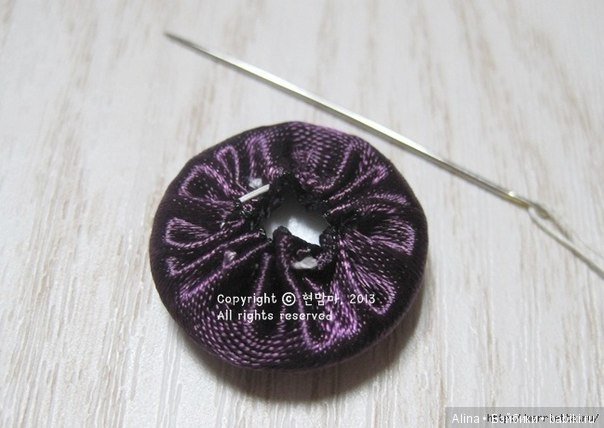 Как сделать цветы из ткани (фото 8)