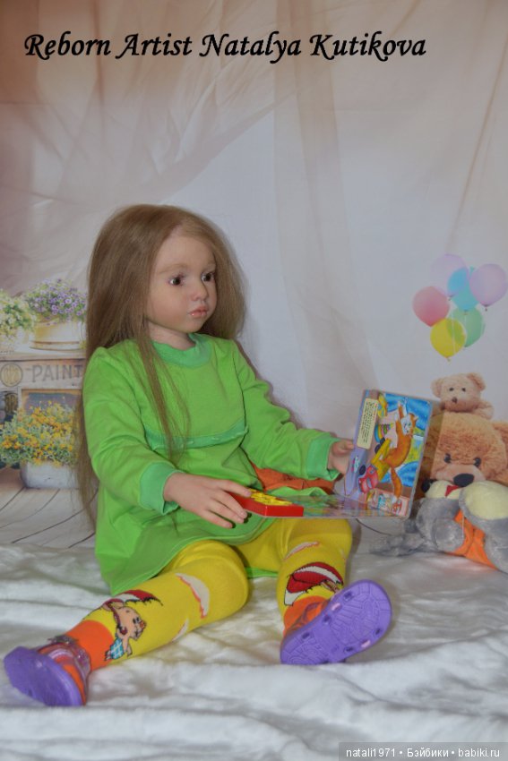 Кукла реборн Мариночка, из молда Аленка от Натали Блик (фото 8)