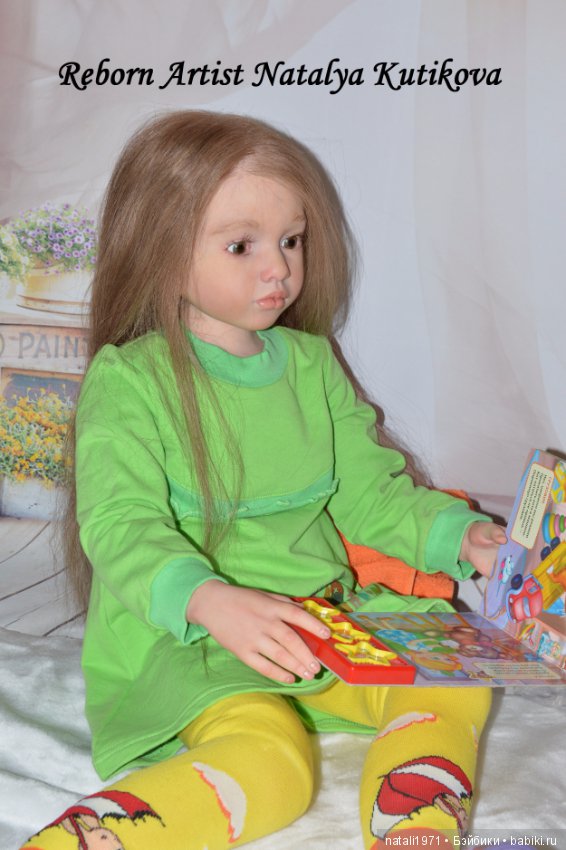 Кукла реборн Мариночка, из молда Аленка от Натали Блик (фото 9)