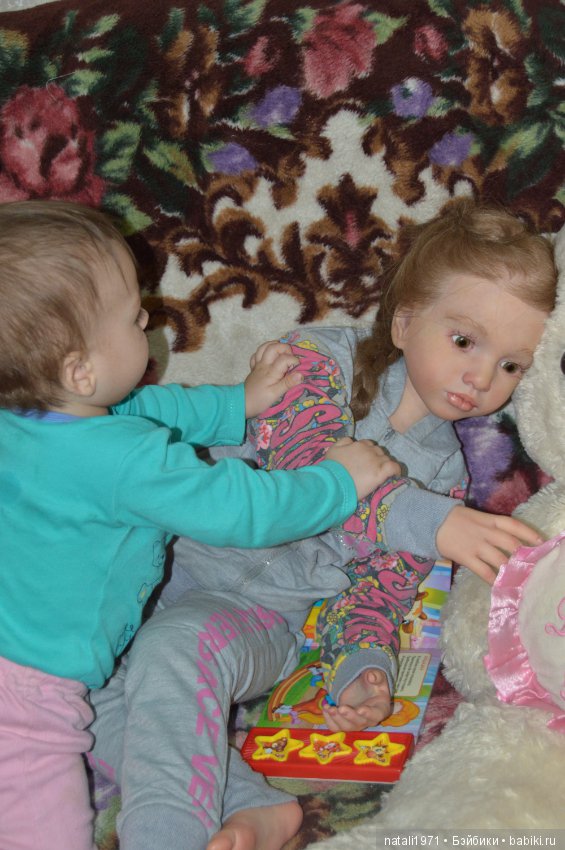 Кукла реборн Мариночка, из молда Аленка от Натали Блик