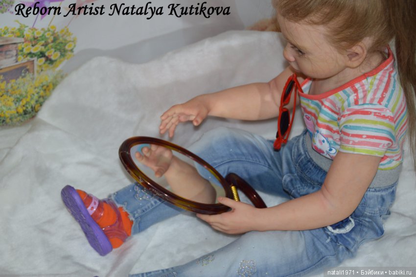 Кукла реборн Мариночка, из молда Аленка от Натали Блик (фото 3)