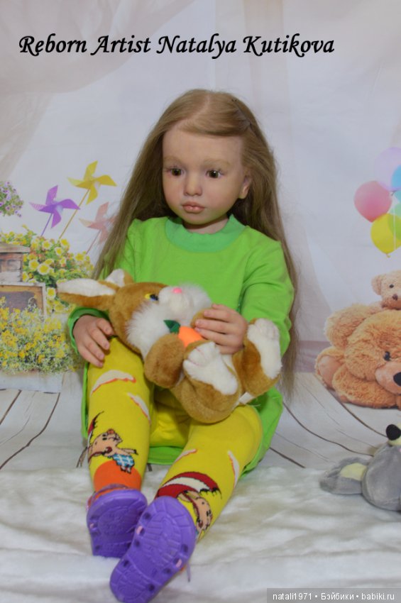 Кукла реборн Мариночка, из молда Аленка от Натали Блик (фото 10)