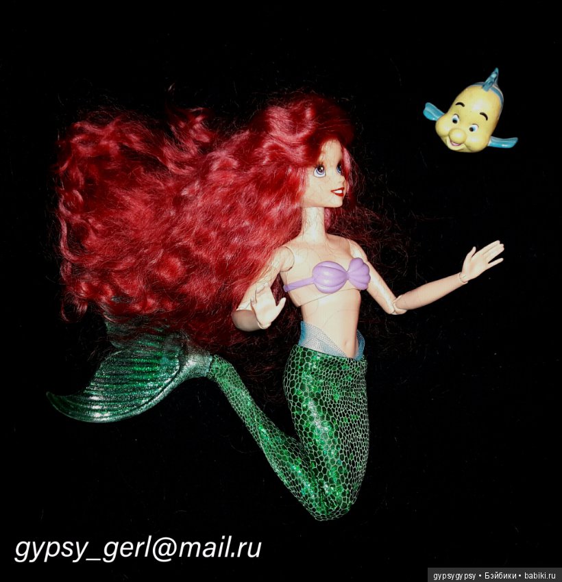 Русалочка Ариэль - Ооак куклы Принцессы Диснея