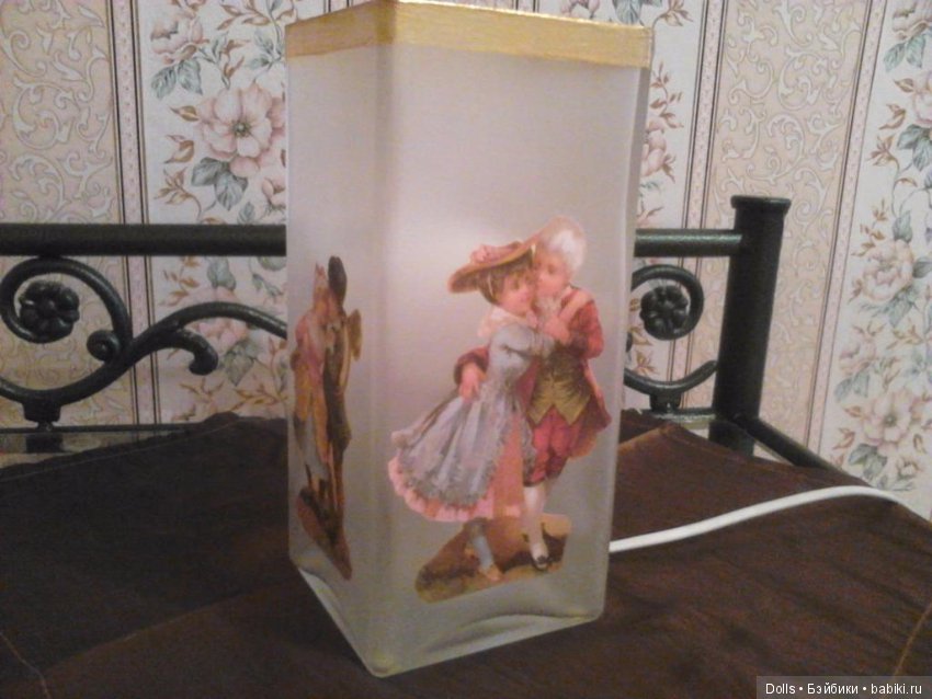 Кукольная лампа своими руками