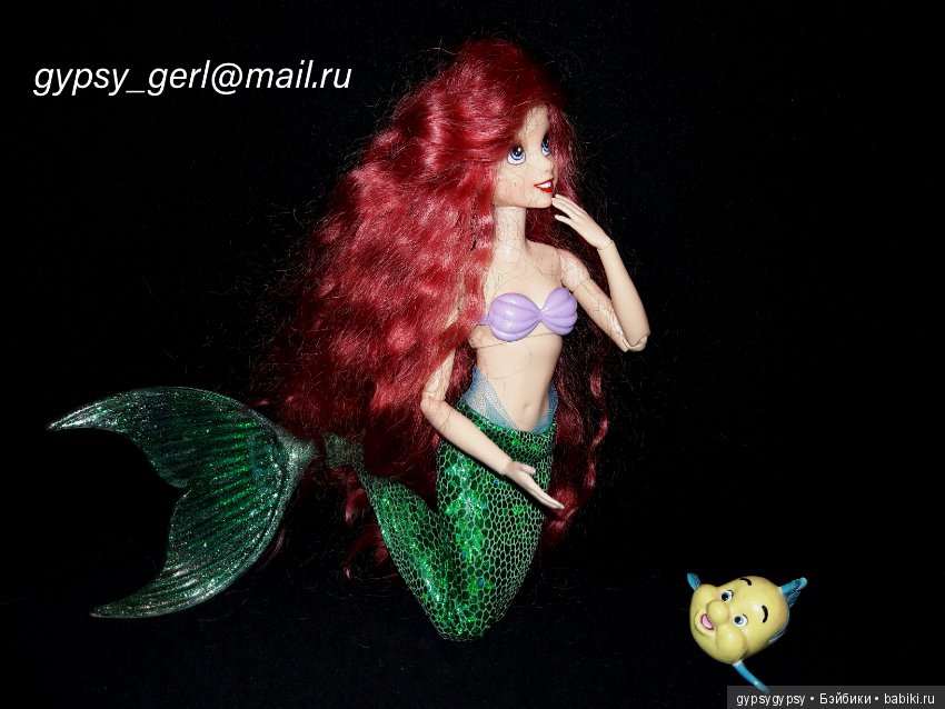 Русалочка Ариэль - Ооак куклы Принцессы Диснея (фото 8)