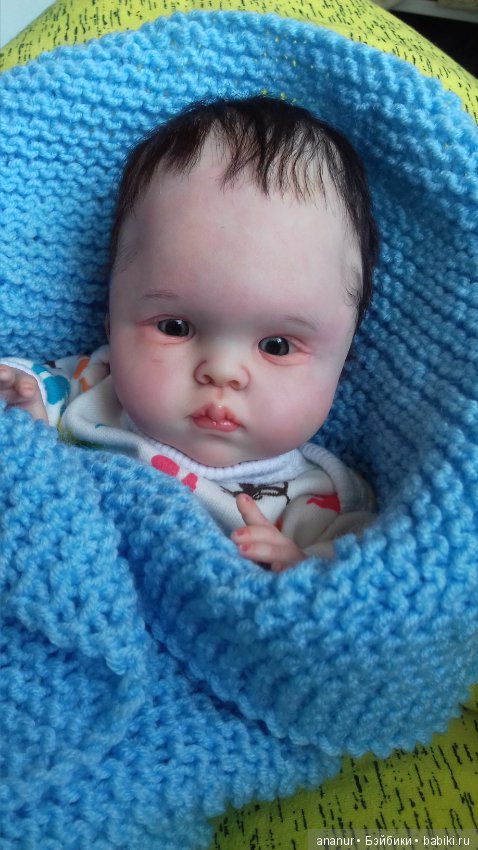 Мой последний малыш. Авторская кукла Кондрашовой Ирины