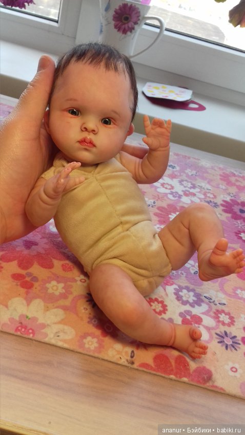 Мой последний малыш. Авторская кукла Кондрашовой Ирины