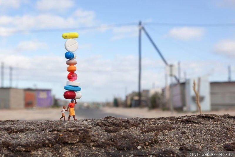 Живые картины из разных уголков мира. Slinkachu