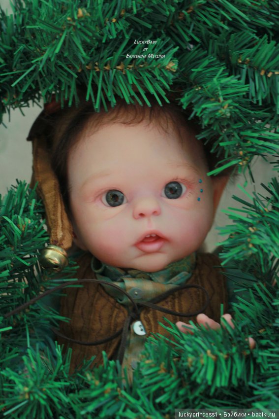Эльфик мальчик Лука. Кукла реборн, молд Luna by Olga Auer