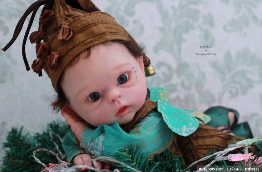 Эльфик мальчик Лука. Кукла реборн, молд Luna by Olga Auer