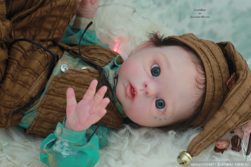 Эльфик мальчик Лука. Кукла реборн, молд Luna by Olga Auer