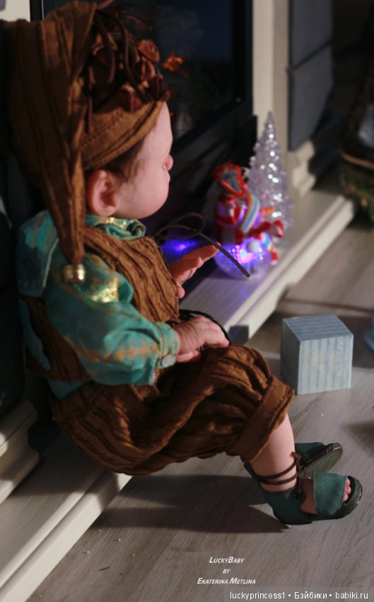 Эльфик мальчик Лука. Кукла реборн, молд Luna by Olga Auer (фото 7)