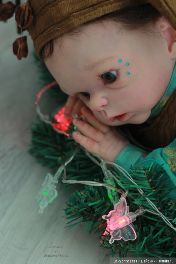 Эльфик мальчик Лука. Кукла реборн, молд Luna by Olga Auer (фото 10)