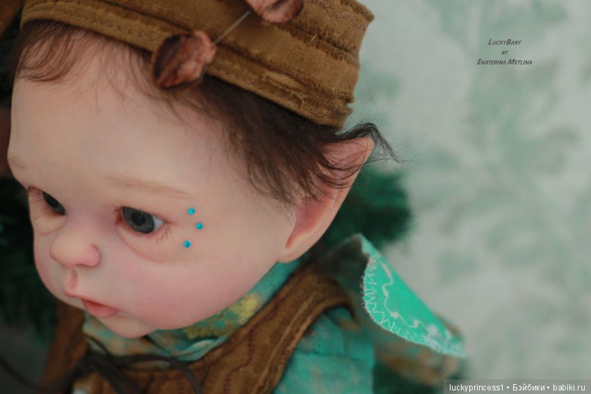 Эльфик мальчик Лука. Кукла реборн, молд Luna by Olga Auer