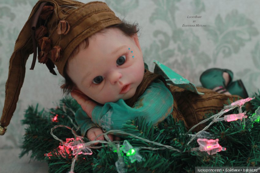 Эльфик мальчик Лука. Кукла реборн, молд Luna by Olga Auer