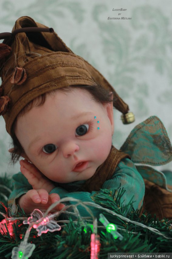 Эльфик мальчик Лука. Кукла реборн, молд Luna by Olga Auer