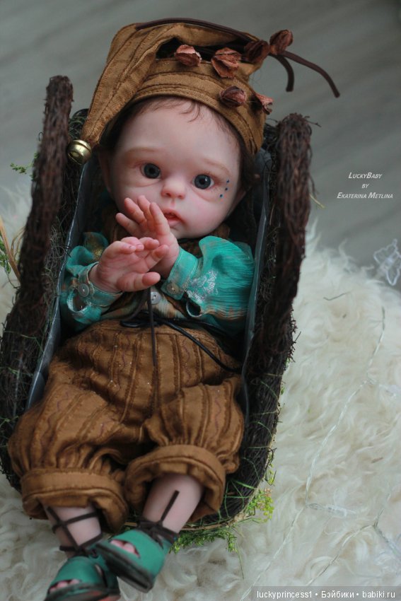 Эльфик мальчик Лука. Кукла реборн, молд Luna by Olga Auer