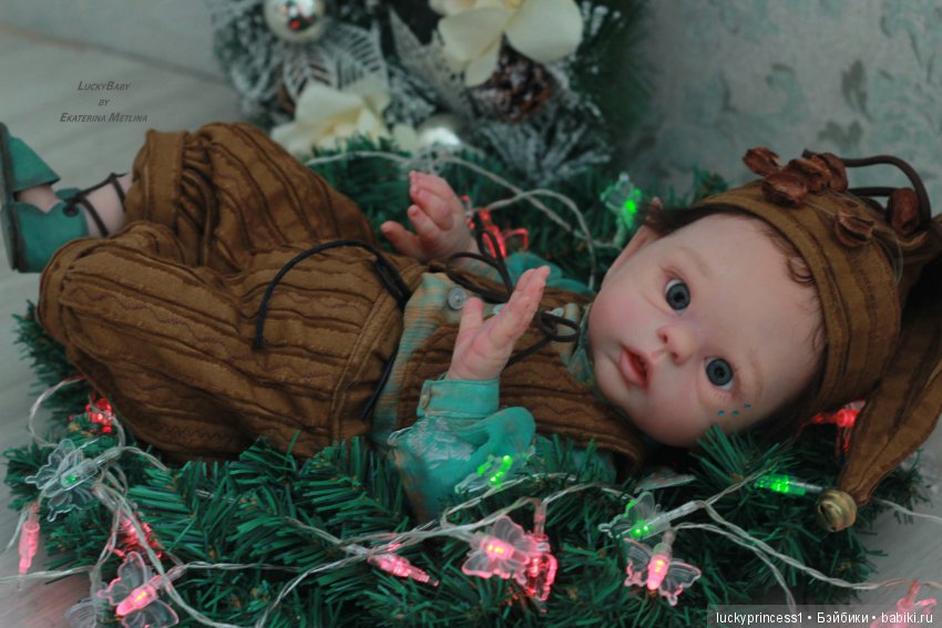 Эльфик мальчик Лука. Кукла реборн, молд Luna by Olga Auer
