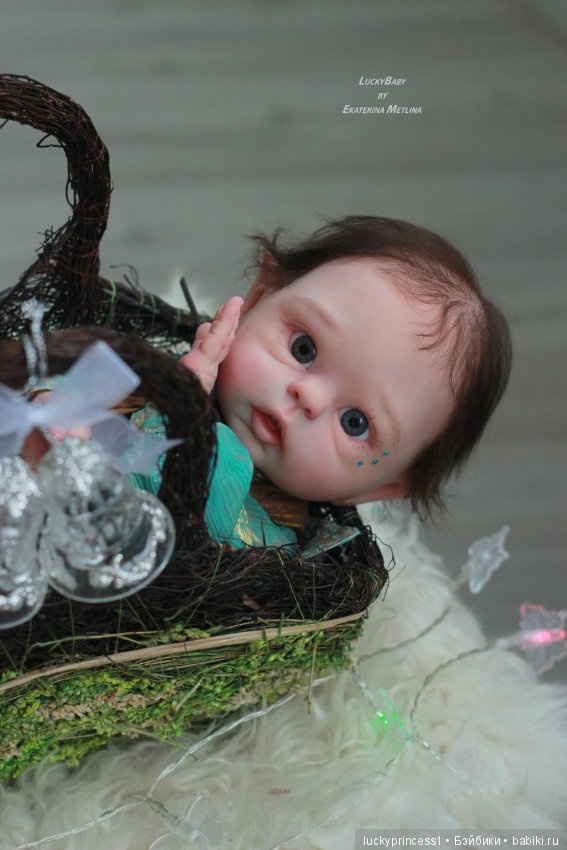 Эльфик мальчик Лука. Кукла реборн, молд Luna by Olga Auer
