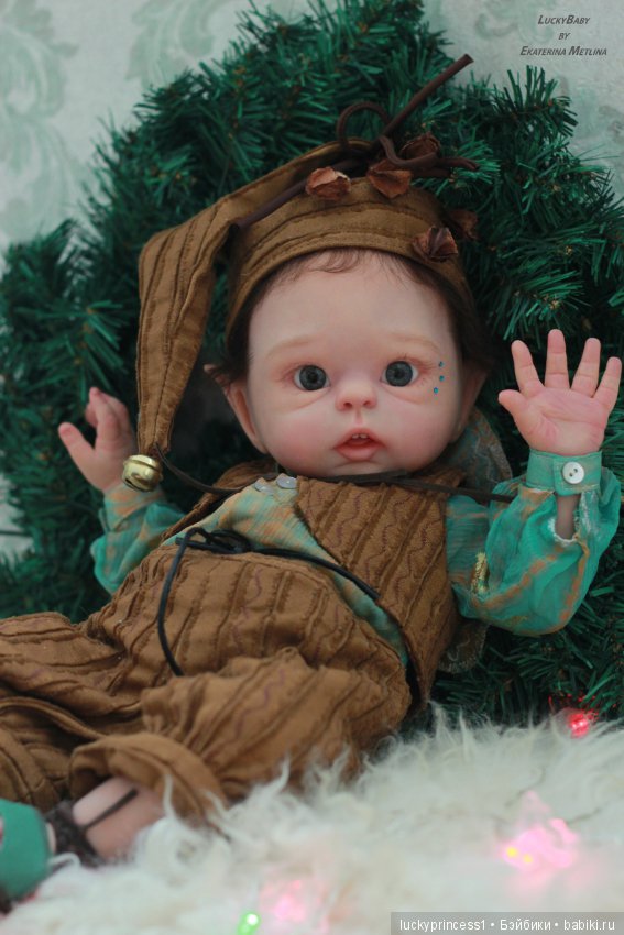 Эльфик мальчик Лука. Кукла реборн, молд Luna by Olga Auer