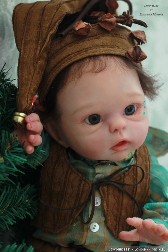 Эльфик мальчик Лука. Кукла реборн, молд Luna by Olga Auer