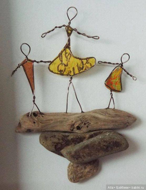 Необычное творчество, человечки из книг и проволоки (фото 9)