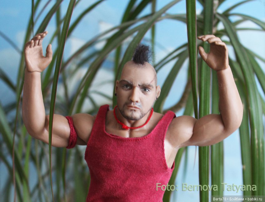 Силиконовая голова на тело Фицен на заказ (фото 3)