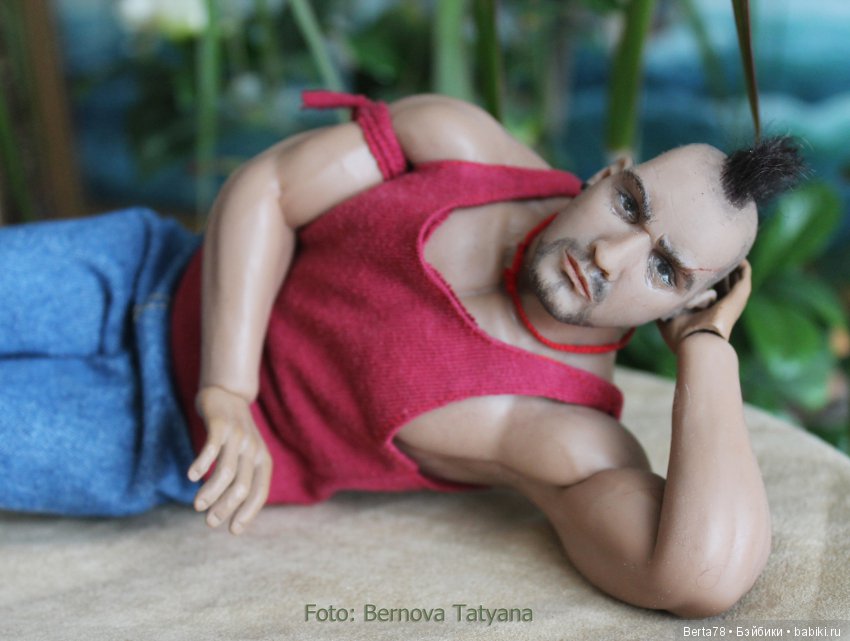 Силиконовая голова на тело Фицен на заказ (фото 8)