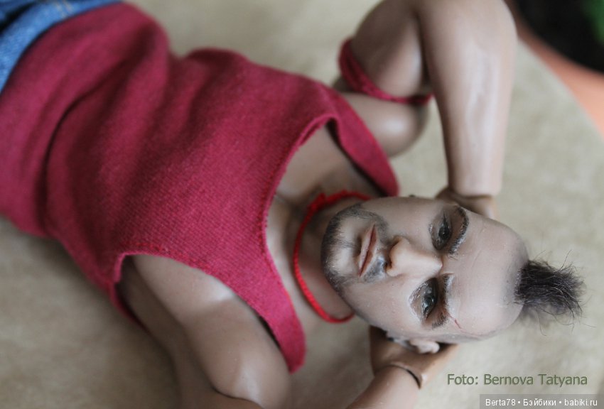 Силиконовая голова на тело Фицен на заказ (фото 5)