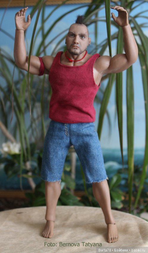 Силиконовая голова на тело Фицен на заказ (фото 4)