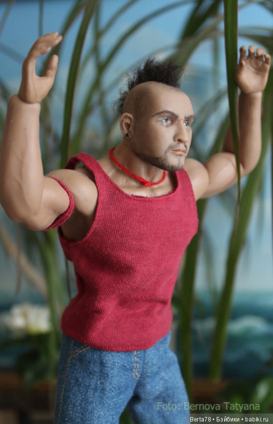 Силиконовая голова на тело Фицен на заказ (фото 2)