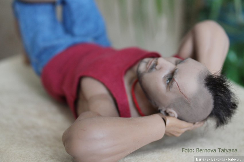 Силиконовая голова на тело Фицен на заказ (фото 10)