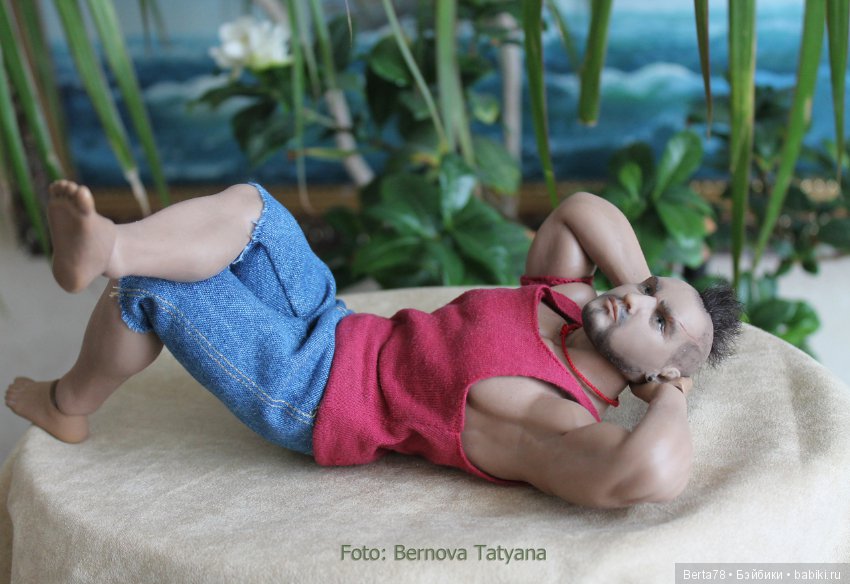 Силиконовая голова на тело Фицен на заказ (фото 7)