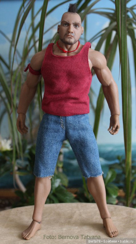 Силиконовая голова на тело Фицен на заказ