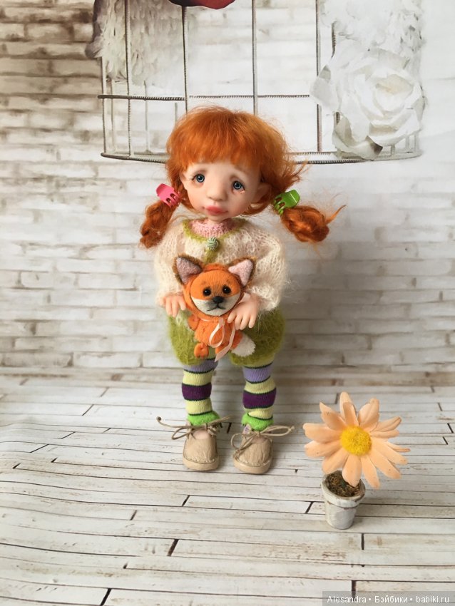 Мое рыжее чудо! Кукла ручной работы (фото 7)
