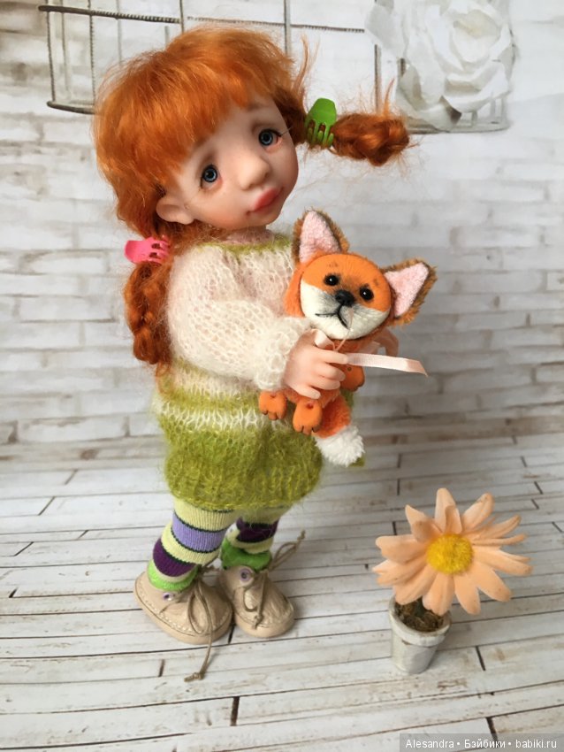 Мое рыжее чудо! Кукла ручной работы