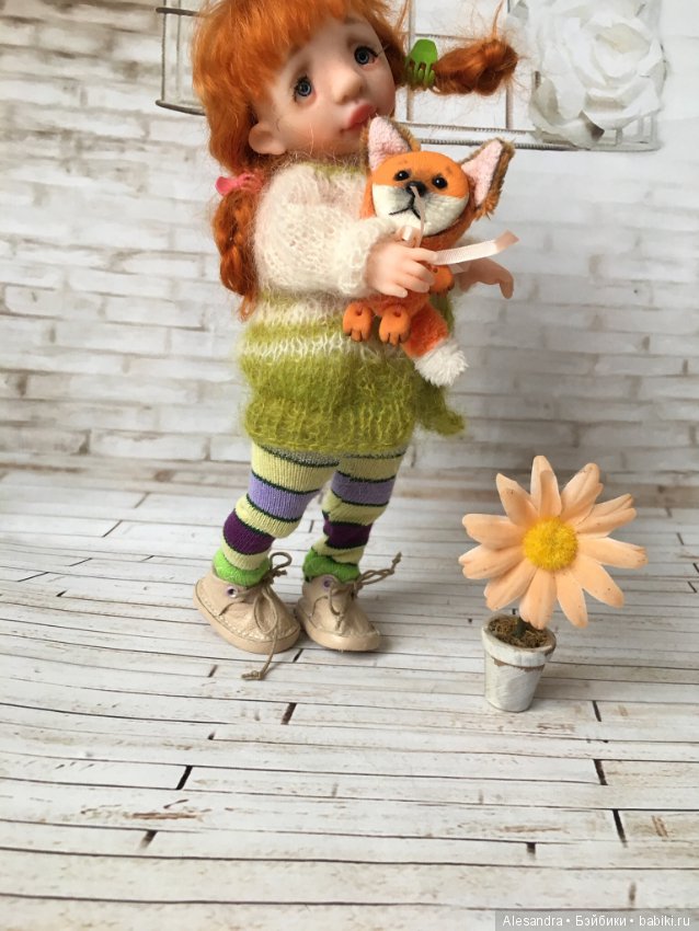 Мое рыжее чудо! Кукла ручной работы (фото 9)