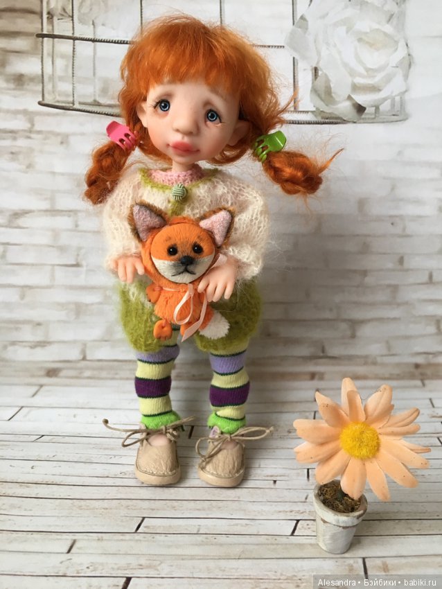 Мое рыжее чудо! Кукла ручной работы (фото 8)