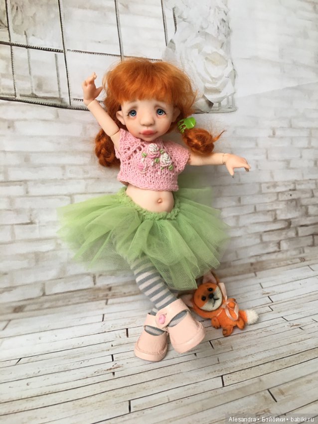 Мое рыжее чудо! Кукла ручной работы (фото 5)