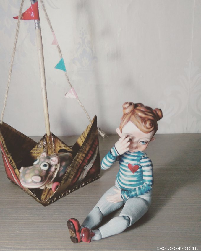 Засиделись. Шарнирные куклы ручной работы (фото 2)