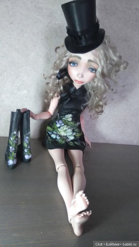 Засиделись. Шарнирные куклы ручной работы (фото 4)