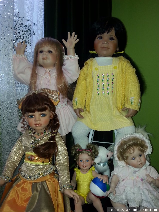 Хочу показать свою скромную коллекцию кукол