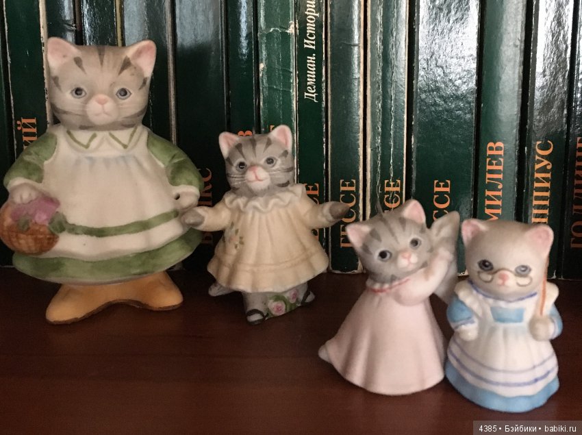 Живут у меня котики, фарфоровые статуэтки (фото 8)