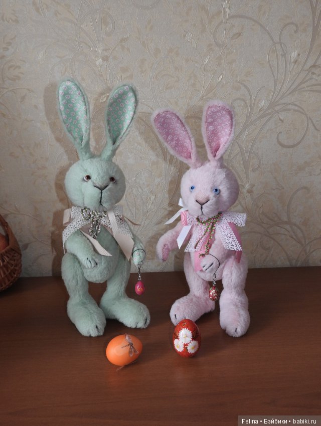 Поздравление с прекрасной Пасхой! Коллекционные куклы Kidz'n'Cats и пасхальные зайцы Ольги Кузиной