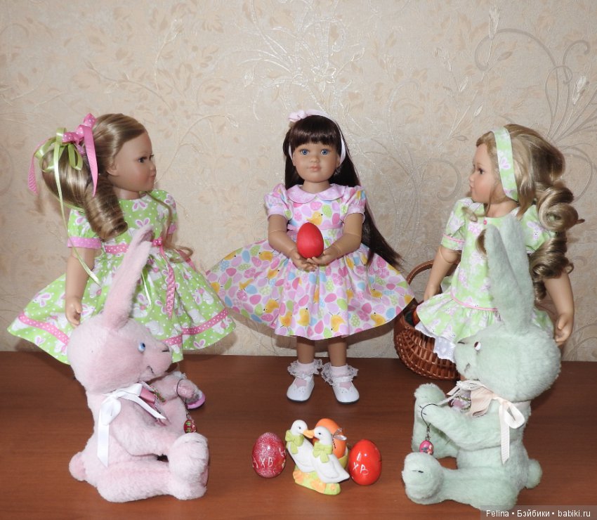 Поздравление с прекрасной Пасхой! Коллекционные куклы Kidz'n'Cats и пасхальные зайцы Ольги Кузиной (фото 4)