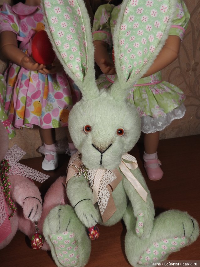 Поздравление с прекрасной Пасхой! Коллекционные куклы Kidz'n'Cats и пасхальные зайцы Ольги Кузиной